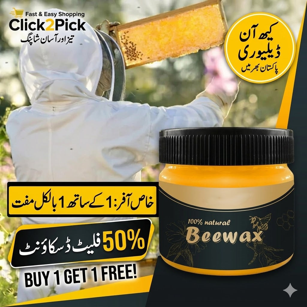 Premium Beeswax Furniture Polish Spray - Instant Wood Shiner & Cleaner (Buy 1 Get 1 FREE)